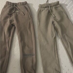 Essentials kids sweatpants xs 4-5 two pairs